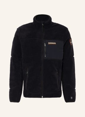NAPAPIJRI Teddyfell-Jacke YUPIK, Farbe: SCHWARZ (Bild 1)