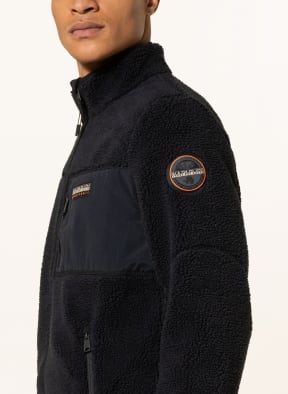 NAPAPIJRI Teddyfell-Jacke YUPIK, Farbe: SCHWARZ (Bild 1)