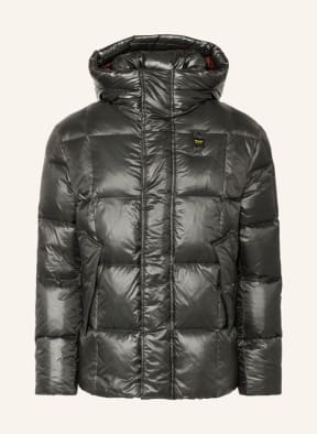 Blauer Down jacket , Color: DARK GREEN (Image 1)