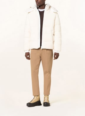 SAVE THE DUCK Quilted jacket CRIS with faux fur, Color: ECRU (Image 1)