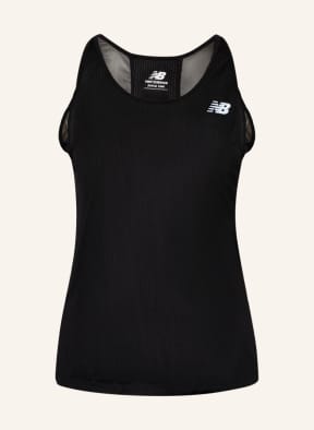 new balance Tank top IMPACT RUN with mesh, Color: BLACK (Image 1)