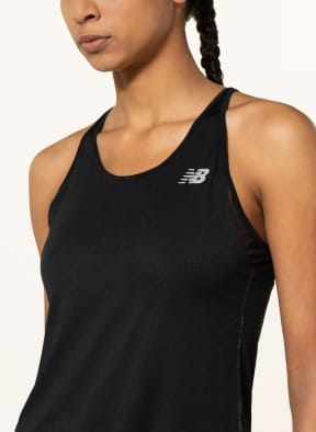 new balance Tank top IMPACT RUN with mesh, Color: BLACK (Image 1)
