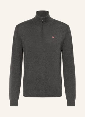 NAPAPIJRI Half-zip sweater DAMAVAND, Color: DARK GRAY (Image 1)