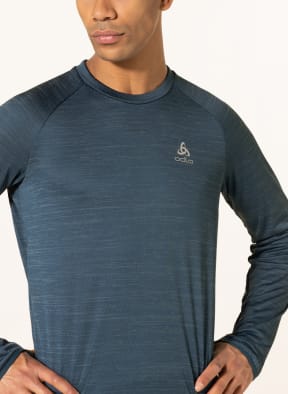 odlo Running shirt RUN EASY WARM, Color: BLUE (Image 1)