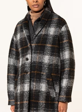 ISABEL MARANT ÉTOILE Strickmantel GABRIEL, Farbe: SCHWARZ/ GRAU (Bild 1)