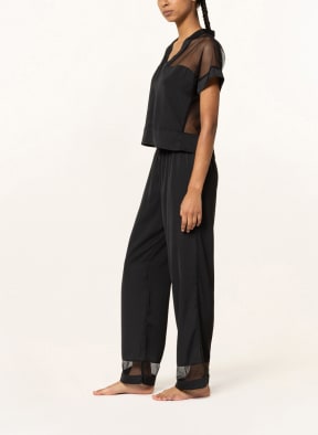 BLUEBELLA Schlafanzug RICHMOND aus Satin, Farbe: SCHWARZ (Bild 1)