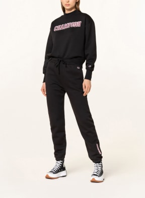Champion Sweatpants, Color: BLACK (Image 1)