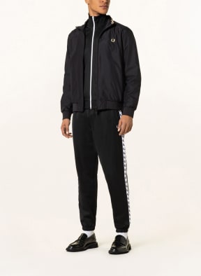 FRED PERRY Bomber jacket BRENTHAM , Color: BLACK (Image 1)