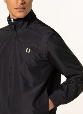FRED PERRY Bomber jacket BRENTHAM , Color: BLACK (Image 1)