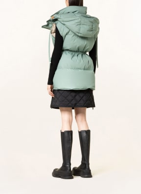 MONCLER GENIUS Oversized down vest BATTY with detachable hood , Color: MINT (Image 1)