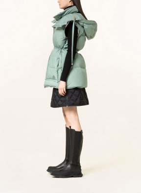MONCLER GENIUS Oversized down vest BATTY with detachable hood , Color: MINT (Image 1)