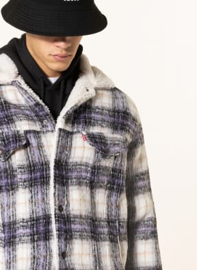Levi's® Overshirt VINTAGE TRUCKER with teddy, Color: WHITE/ BLACK (Image 1)