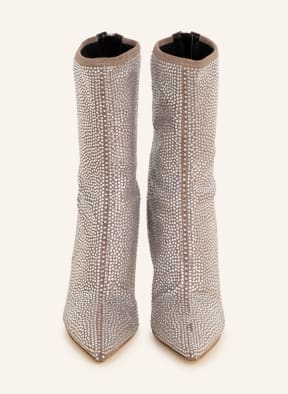 PARIS TEXAS Stiefeletten HOLLY MAMA mit Schmucksteinen, Farbe: BEIGE (Bild 1)