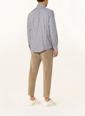 FYNCH-HATTON Shirt regular fit, Color: BLUE/ COGNAC (Image 1)