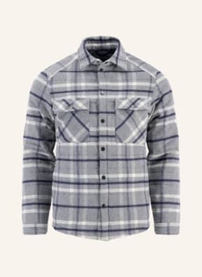 FYNCH-HATTON Overshirt , Color: GRAY/ BLUE/ DARK GRAY (Image 1)