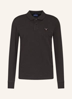GANT Piqué polo shirt regular fit , Color: BLACK (Image 1)
