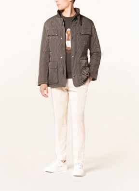 HACKETT LONDON Quilted jacket, Color: DARK GRAY (Image 1)