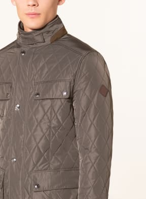 HACKETT LONDON Quilted jacket, Color: DARK GRAY (Image 1)