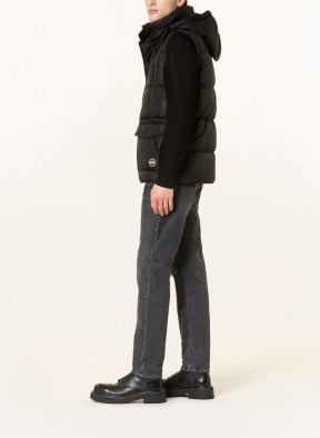 COLMAR Down Vest CONCRETE , Color: BLACK (Image 1)