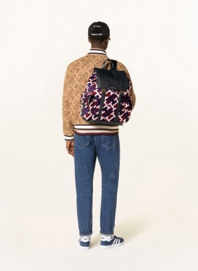 TOMMY HILFIGER Backpack, Color: DARK RED/ DARK BLUE/ WHITE (Image 1)