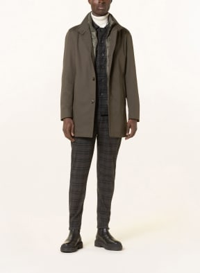 STRELLSON Coat FINLAY with detachable trim, Color: DARK GREEN (Image 1)