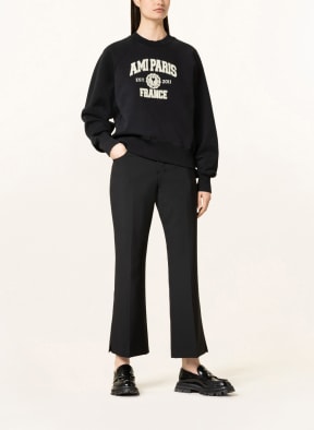 AMI PARIS Sweatshirt, Color: BLACK/ CREAM (Image 1)
