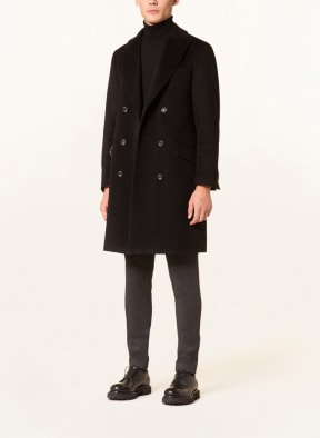 EDUARD DRESSLER Wool coat RAMON, Color: BLACK (Image 1)