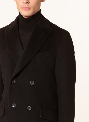 EDUARD DRESSLER Wool coat RAMON, Color: BLACK (Image 1)