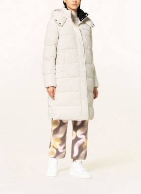 Calvin Klein Jeans Quilted coat with removable hood , Color: CREAM (Image 1)