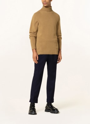 Officine Générale Rollkragenpullover mit Cashmere, Farbe: CAMEL (Bild 1)