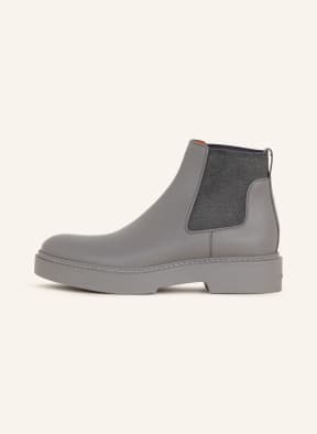Santoni Chelsea boots, Color: GRAY (Image 1)