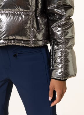 PERFECT MOMENT Down ski jacket NEVADA, Color: SILVER (Image 1)