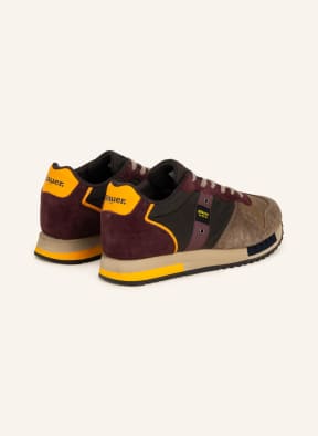 Blauer Sneaker QUEEN, Farbe: HELLBRAUN/ DUNKELBRAUN/ DUNKELROT (Bild 1)
