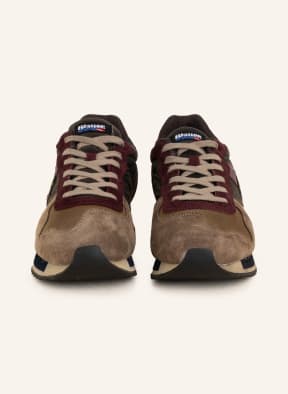 Blauer Sneaker QUEEN, Farbe: HELLBRAUN/ DUNKELBRAUN/ DUNKELROT (Bild 1)