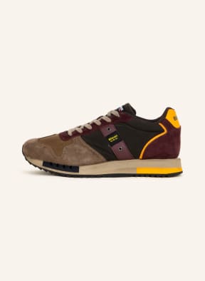 Blauer Sneaker QUEEN, Farbe: HELLBRAUN/ DUNKELBRAUN/ DUNKELROT (Bild 1)