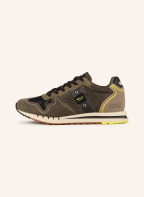 Blauer Sneaker QUARTZ, Farbe: SCHWARZ/ GRÜN (Bild 1)