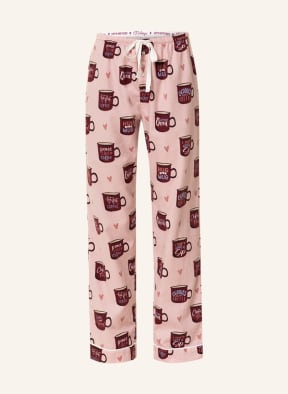 P.J.Salvage Schlafhose aus Flanell, Farbe: ROSÉ (Bild 1)