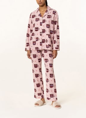 P.J.Salvage Schlafhose aus Flanell, Farbe: ROSÉ (Bild 1)
