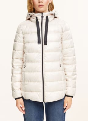 ESPRIT Quilted jacket with detachable hood, Color: CREAM (Image 1)