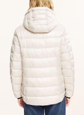 ESPRIT Quilted jacket with detachable hood, Color: CREAM (Image 1)