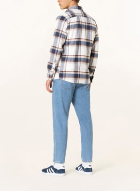 COLOURS & SONS Overshirt, Color: WHITE/ BLUE (Image 1)