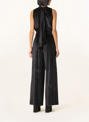 MAX & Co. Jumpsuit CORTEO aus Samt mit Glanzgarn, Farbe: SCHWARZ (Bild 1)