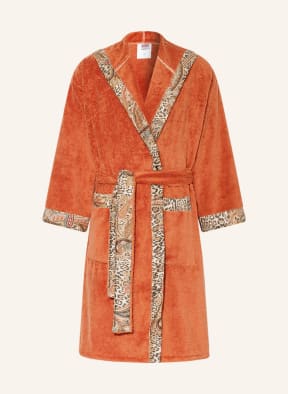 ETRO Home Unisex-Bademantel MANCHESTER mit Kapuze , Farbe: DUNKELORANGE (Bild 1)