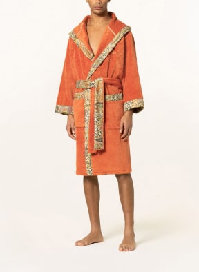 ETRO Home Unisex-Bademantel MANCHESTER mit Kapuze , Farbe: DUNKELORANGE (Bild 1)