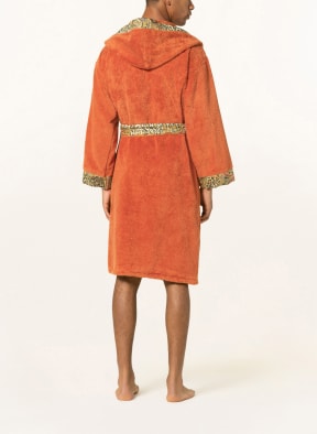 ETRO Home Unisex-Bademantel MANCHESTER mit Kapuze , Farbe: DUNKELORANGE (Bild 1)