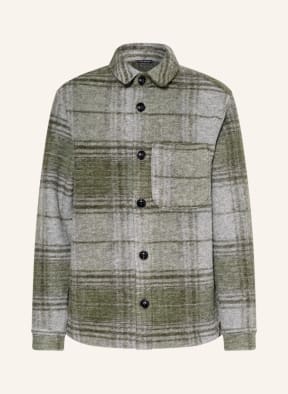 TRUE RELIGION Overshirt, Color: OLIVE/ LIGHT GRAY (Image 1)