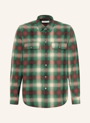 WOOD WOOD Flanell-Hemd AVENIR Comfort Fit, Farbe: GRÜN/ DUNKELROT/ WEISS (Bild 1)