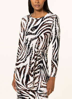 Joseph Ribkoff Jerseykleid, Farbe: CREME/ SCHWARZ/ BRAUN (Bild 1)