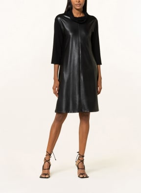 Joseph Ribkoff Jerseykleid mit 3/4-Arm im Materialmix, Farbe: SCHWARZ (Bild 1)