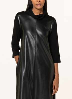 Joseph Ribkoff Jerseykleid mit 3/4-Arm im Materialmix, Farbe: SCHWARZ (Bild 1)